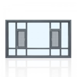 140 thermal break window screen integrated casement window